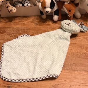 Soft Plush Bunny Security Blanket for Kids